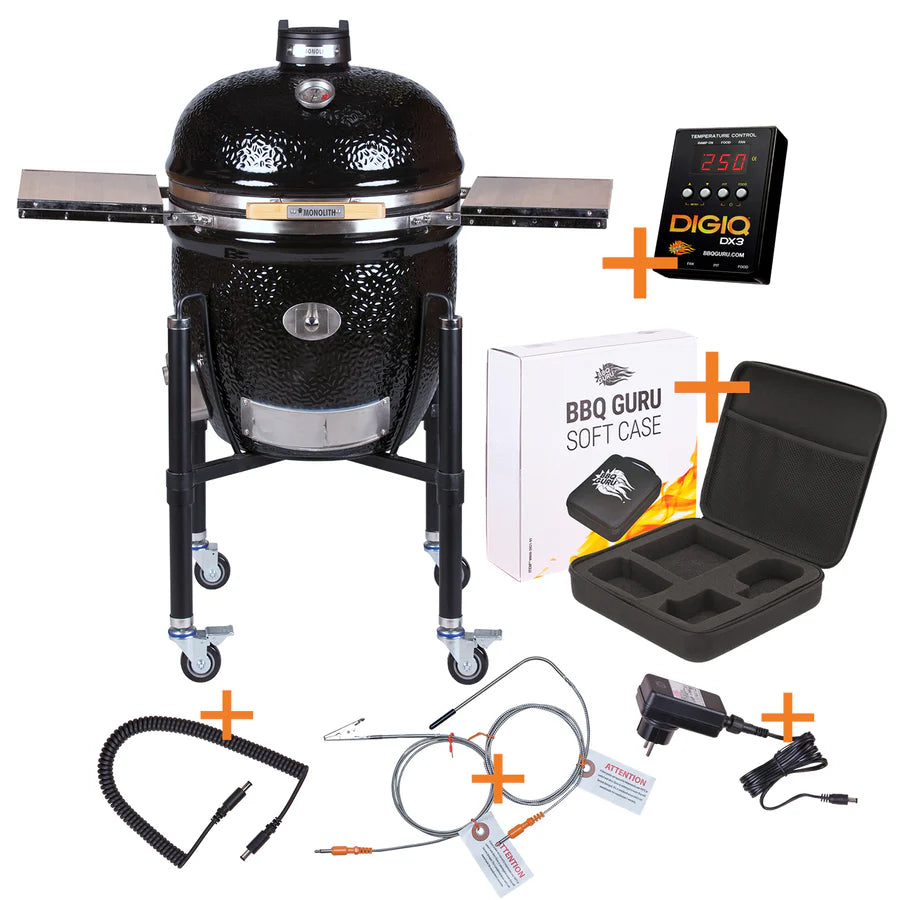 Monolith CLASSIC 2.0 BBQ GURU CONTROLLER-BUNDLE mit Gestell