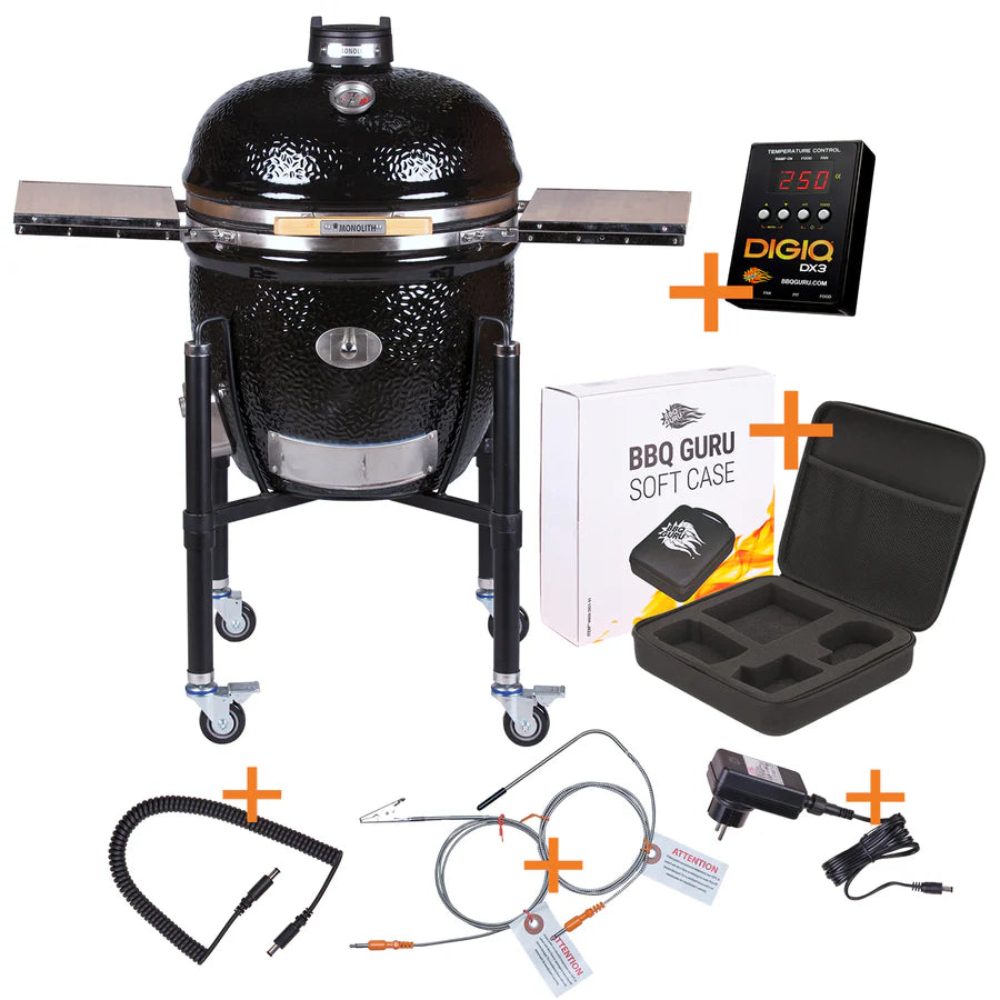 Monolith LeCHEF 2.0 BBQ GURU CONTROLLER-BUNDLE mit Gestell