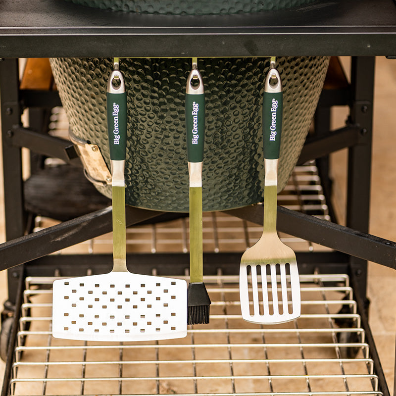Big Green Egg Küchenhelfer-Set aus Edelstahl