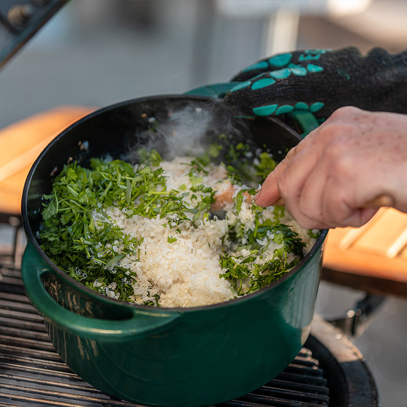 Big Green Egg Green Dutch Oven Rund 4.0 Liter