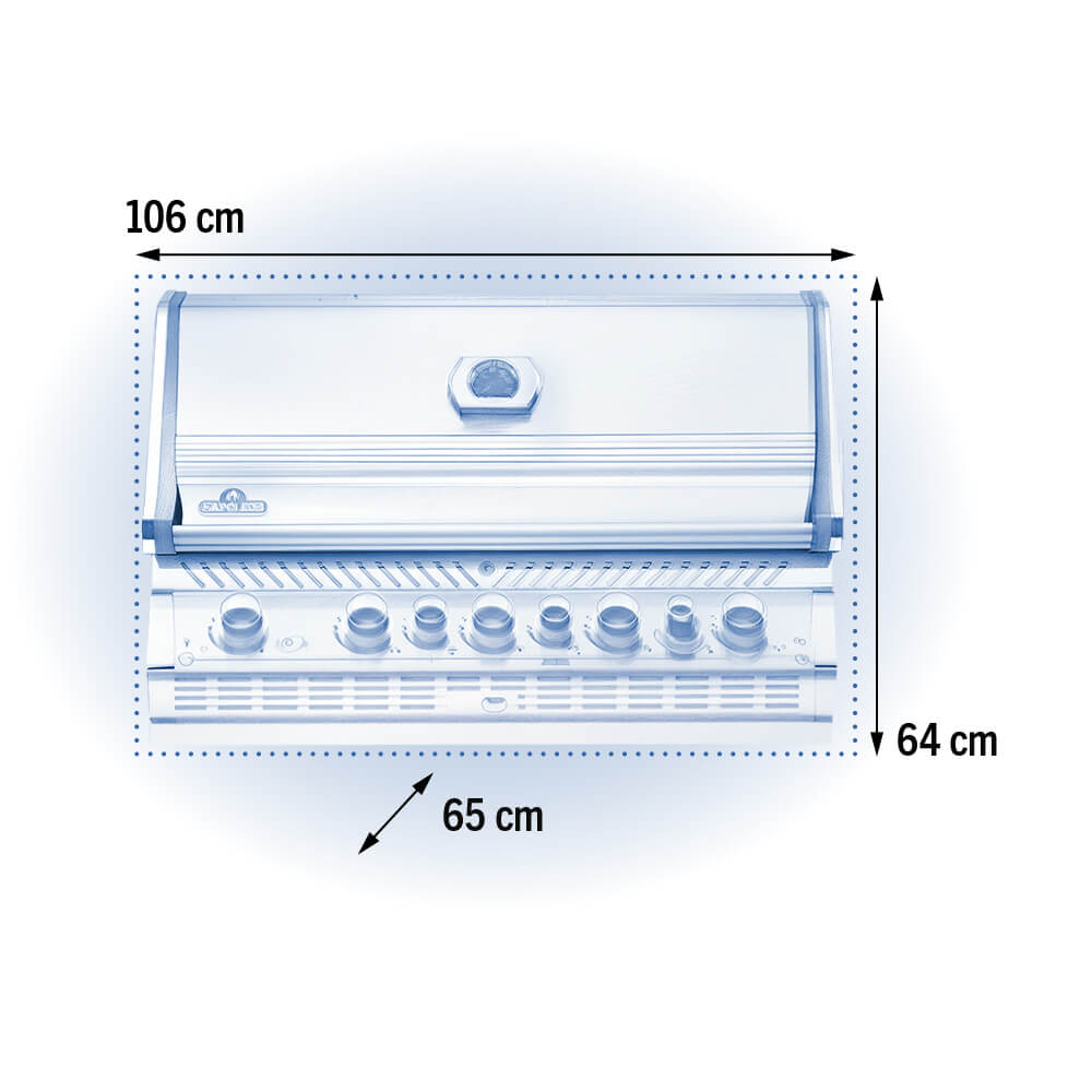 Einbau-Grillaufsatz Prestige PRO™ 665 RB