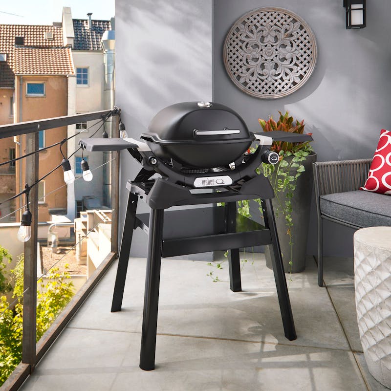 Q 1200N Gasgrill mit Seitentischen und kompaktem Stand
