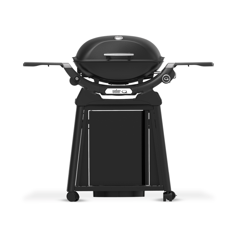 Q 2200N Gasgrill mit Seitentischen und Premium-Rollwagen
