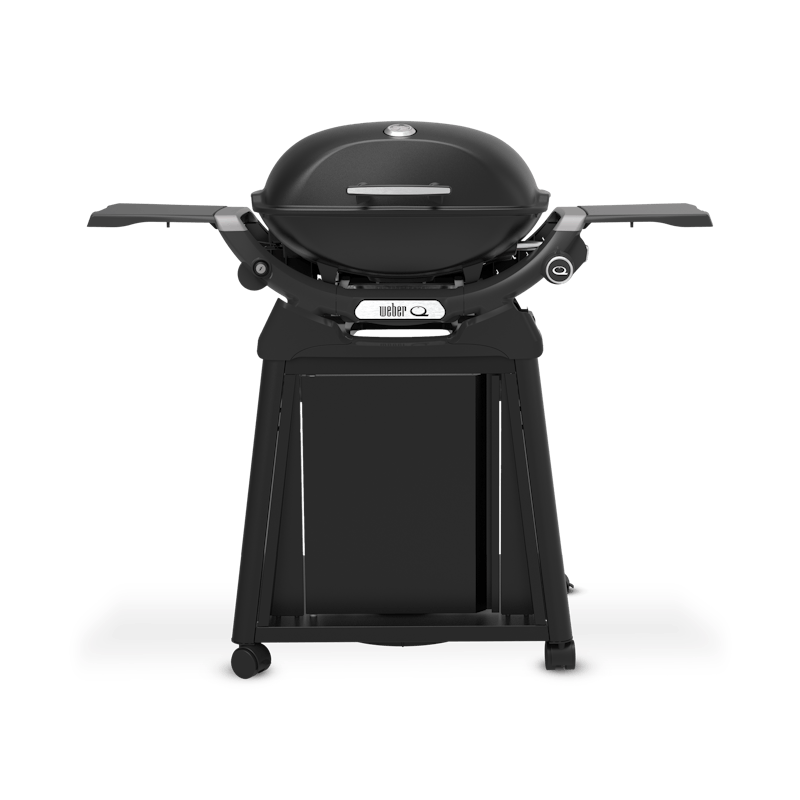 Q 2200N Gasgrill mit Seitentischen und Premium-Rollwagen