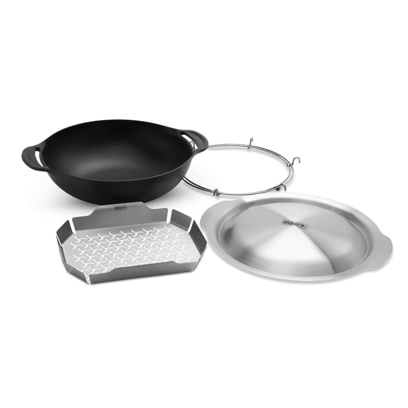 WEBER CRAFTED Wok & Dampfgarer
