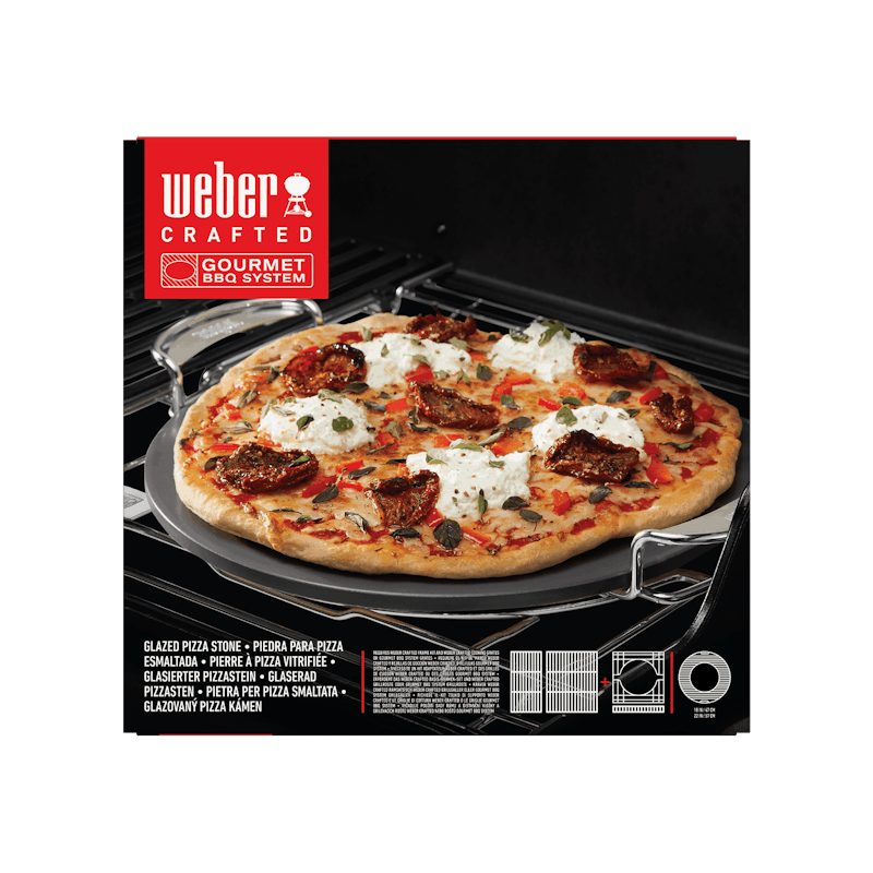 WEBER CRAFTED Gourmet BBQ System glasierter Pizzastein